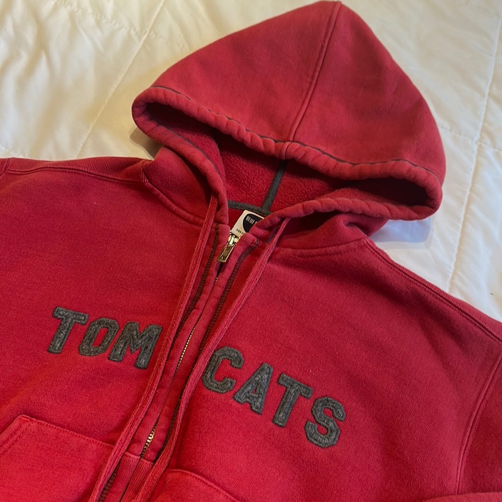 Heavy Duty Cropped zip up Hoodie by Blue Marlin in SanFrancisco